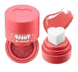 Stamp Liquid Blush Stamp Blush Mit Herzförmigem Applikator Natürliches Und Langanhaltendes Rouge, Leichtes Und Luftiges Make-up-Geschenk Für Frauen (04, Eine Größe passt für alle) von GDYS