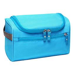 Multifunktionale Große Kulturtasche, GEEADNB Herren Hängende Toilettentasche für die Reise Damen Kosmetiktasche Taschen zum Aufhängen mit Seitliche Tragegriff (Blau) von GEEADNB