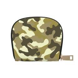 GERRIT RFID-Kreditkartenhalter, Tarnmuster, Pfeil, klein, Leder, Reißverschluss, Kartenetui für Damen und Herren, Camouflage3, Einheitsgröße von GERRIT