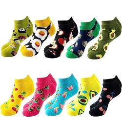 GEYIWSSXY Bunte Socken Herren Damen 39-42 Lustige Sneaker Kurze Socken für Männer Lässig Baumwolle Socken von GEYIWSSXY