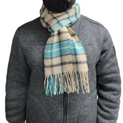 GFM Herren Schal aus 100 % Wolle, weich, warm, für Herbst und Winter, 100 % Wolle, M von GFM