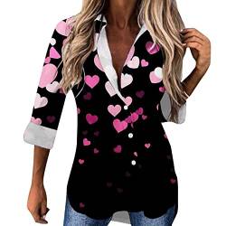 GFPGNDFHG Bluse Boho Bluse Damen sommertops Damen luftig 32 Satin Bluse Damen sexy Tshirts Damen Damen musselinblusen Damen Malito Bluse Tshirt Damen mit Aufdruck Tunika Damen Sommer locker von GFPGNDFHG