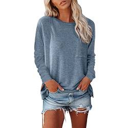 GFPGNDFHG Blusenjacke Sommerbluse Damen frühling Oberteile lila Hemd Damen Sommer Oberteil Damen blusen Casual Damen Retro Sommer floryday Damen Damen Tshirts Long Killua Tshirt von GFPGNDFHG