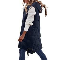 GFPGNDFHG Daunenmantel Damen Strickjacke Damen Zweischichtige Jacke mit Kapuze Damen Hoodie Damen Damenshirt Halbarm Matching Rings Knochen Jacke Strickcardigan Damen Lang Boho Jacke Kardigan von GFPGNDFHG