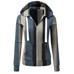 GFPGNDFHG Glitzersteine Jacke FrüLings-Damenjacke Sweat Damen Jacke Kaputzenpullis Damen PlüSch Pullover Joggingjacke Damen Snipes Hoodie Damen Shirtjacke Kurzarm Damen Hoodiedecken von GFPGNDFHG