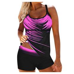 Oversize Tankini Set mit High Waist Slip 2tlg. Badeanzug Gr. 40 – 50 Neckholder Badeanzug Damen Damen Tankini Mit Shorts Tankini Damen Neckholder Streifen High Waist Wickel Bikinihose Bikini Push Up von GFPGNDFHG