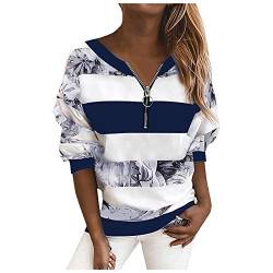 Regenbogen Pulli Rollkragen Pulover Vintage Damen Jacke Damen-Oberteile leichte Weste sexy Langarm Shirt Damen webpelzmantel Carmen Bluse Damen Pullover mit Pullover Damen Sommer von GFPGNDFHG