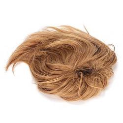 Messy Bun Faux Hairpiece Elastische zerzauste Hochsteckfrisur Haarverlängerung Pferdeschwanz-Haarteile, für Frauen(Q17-86/10#) von GFRGFH