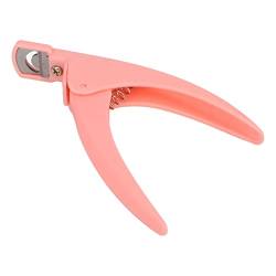 Nail Art Clipper Fake False Nail Tip Clipper Cutter Trimmer Maniküre Pediküre Sharp Blade Clip Tool Für Salon Home Nail Art Beauty Design DIY(Rosa) von GFRGFH