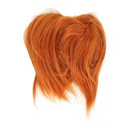 Unordentliches Haarknoten-Perücke, elastisches Haarband, flauschiges, stilvolles, zerzaustes Pferdeschwanz-Haarteil, für Frauen und Mädchen(Q17-0range#) von GFRGFH