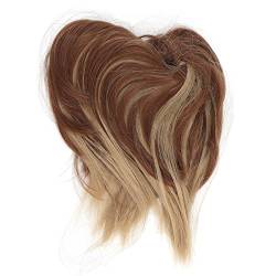 Unordentliches Haarknoten-Perücke, elastisches Haarband, flauschiges, stilvolles, zerzaustes Pferdeschwanz-Haarteil, für Frauen und Mädchen(Q17-12H25#) von GFRGFH