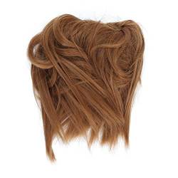 Unordentliches Haarknoten-Perücke, elastisches Haarband, flauschiges, stilvolles, zerzaustes Pferdeschwanz-Haarteil, für Frauen und Mädchen(Q17-27#) von GFRGFH
