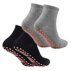 GHEART Yoga-Socken, Yoga-Socken für Damen, Anti-Rutsch-Socken, Rutschfeste Socken, Ideal für Yoga, Damen Pilates, Barre, Tanz, Ballett, Kampfsport, Trampolin, Fitness, 2 Paar von GHEART