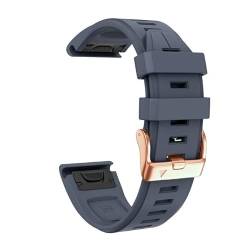 GHFHSG Schnellverschluss-Armband für Garmin Fenix 6S Pro 6S 5S Plus 5S, Smartwatch, Silikon, rotgoldene Schnalle, 20 mm, 20mm For Fenix 6S, Achat von GHFHSG