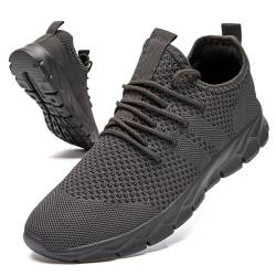 GHFKKB Damen Sneaker Laufschuhe Turnschuhe Sportschuhe Gym Schuhe Tennisschuhe Freizeitschuhe Outdoor Sport Bequeme Straßenlaufschuhe grau 37 von GHFKKB