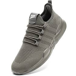 Laufschuhe Herren Turnschuhe Joggingschuhe Leichtgewichts Sneaker Tennisschuhe Fitness Trainingsschuhe Atmungsaktiv Sportschuhe Walking Schuhe Gray 39 von GHFKKB