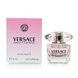 Versace Bright Crystal von Gianni Versace für Damen. EAU DE TOILETTE .17-ounce Mini von GIANNI VERSACE