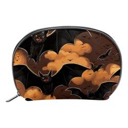 Kosmetik Reisetasche,Schminktaschen für Damen,Tierische Halloween Fledermaus Kunstillustration von GIAPB