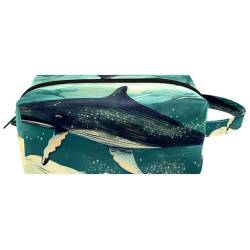 Make up Tasche klein,Make up Reisetasche,Aquarell Wal Tier Kunst Illustration von GIAPB