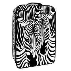 Reise Schuhtasche,wasserdichter tragbarer Organizer zur Aufbewahrung von Schuhen,Tierischer Zebra Leoparden Druck von GIAPB