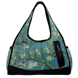 Sporttasche für Damen,Reisetasche,Sporttasche,Damen Sporttasche,Kunstmalerei Blume von GIAPB