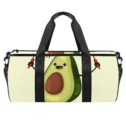 Sporttasche für Damen,Reisetasche,Übernachtungstasche,Trainingstasche,Frucht Avocado Bild von GIAPB