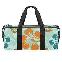 Sporttasche für Damen,Reisetasche,Übernachtungstasche,Trainingstasche,Hawaiianische Hibiskusblüten von GIAPB