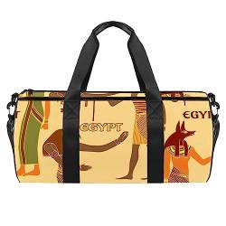 Sporttasche für Damen,Reisetasche,Übernachtungstasche,Trainingstasche,Stammeskunst Altägyptisch von GIAPB