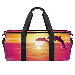 Sporttasche für Damen,Reisetasche,Übernachtungstasche,Trainingstasche,Stranddelfin von GIAPB