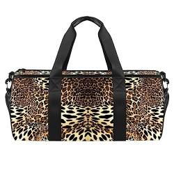Sporttasche für Damen,Reisetasche,Übernachtungstasche,Trainingstasche,Tierischer Tiger Leoparden Druck von GIAPB
