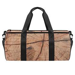 Sporttasche für Damen,Reisetasche,Übernachtungstasche,Trainingstasche,Vintage Holzmuster von GIAPB