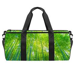 Sporttasche für Damen,Reisetasche,Übernachtungstasche,Trainingstasche,Waldpflanzen Landschaftsbild von GIAPB
