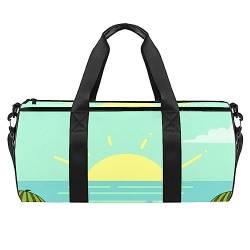 Sporttasche für Damen,Reisetasche,Übernachtungstasche,Trainingstasche,Wassermelone am Strand von GIAPB