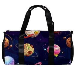 Turnbeutel für Damen,Reisetasche,Turnbeutel für Herren,Sporttasche,Cartoon Planet Essen von GIAPB