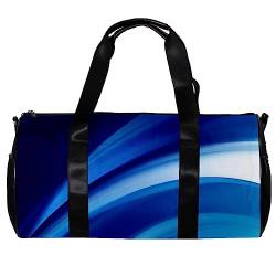 Turnbeutel für Damen,Reisetasche,Turnbeutel für Herren,Sporttasche,Kunst abstrakt blau von GIAPB