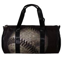 Turnbeutel für Damen,Reisetasche,Turnbeutel für Herren,Sporttasche,Retro Baseball von GIAPB