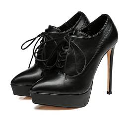GIARO SNUG Premium High-Heels für Damen - Elegante Stöckelschuhe - Damenschuhe mit hohem Absatz - verführerische Schuhe mit Stilettoabsatz - Pumps erhältlich in 3 Farben (Schwarz, Numeric_44) von GIARO