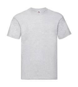 GIDUTEX Herren Tshirt by Fruit of The Loom Original T T-Shirt 4er Pack (DE/NL/SE/PL, Alphanumerisch, XL, Regular, Regular, HeatherGrey 4er) von GIDUTEX