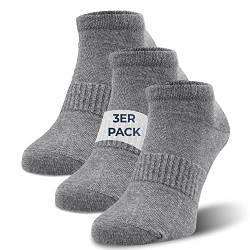 GIESSWEIN Bambus Sneaker Socken Herren & Damen 35-46 [3er Pack] - Anti Schweiß Socken temperaturregulierend atmungsaktiv - Laufsocken Sportsocken Herren & Damen - Sneakersocken aus Bambusfasern von GIESSWEIN