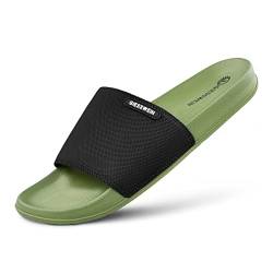 GIESSWEIN Eco Slide Men - Herren Badeschuhe, rutschfeste Sommer Pantoletten, Leichte Bade-Slippers von GIESSWEIN