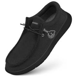 GIESSWEIN Merino Mokassin Herren - Slip on Schuhe aus Merino Wolle, Comfort Slipper, Männer Halbschuhe, weiche, Bequeme & leichte Freizeitschuhe in komfortabler Weite, Schlupf Sneakers von GIESSWEIN