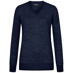 GIESSWEIN Merino Pullover Damen Light V Neck - 100% feinste Merino Lammwolle, Strickpullover Damen elegant, dünne Wollpullover Damen Herbst & Winter von GIESSWEIN