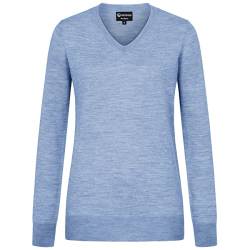 GIESSWEIN Merino Pullover Damen Light V Neck - 100% feinste Merino Lammwolle, Strickpullover Damen elegant, dünne Wollpullover Damen Herbst & Winter von GIESSWEIN