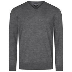 GIESSWEIN Merino Pullover Herren Light V Neck - 100% feinste Merino Lammwolle, Wollpullover Herren V Ausschnitt, ideal für Business & Freizeit von GIESSWEIN