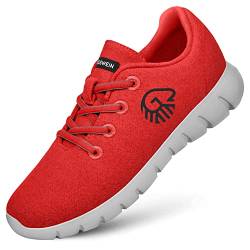 GIESSWEIN Merino Runners Men atmungsaktiv - Herren Sneaker für gesunden Gang - Bequeme leichte Arbeitsschuhe, ideal für Pflegeberufe - Freizeitschuhe von GIESSWEIN