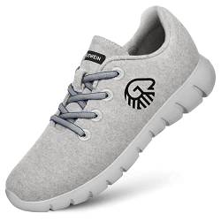 GIESSWEIN Merino Runners Men atmungsaktiv - Herren Sneaker für gesunden Gang - Bequeme leichte Arbeitsschuhe, ideal für Pflegeberufe - Freizeitschuhe von GIESSWEIN