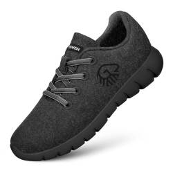GIESSWEIN Merino Runners Men atmungsaktiv - Herren Sneaker für gesunden Gang - Bequeme leichte Arbeitsschuhe, ideal für Pflegeberufe - Freizeitschuhe von GIESSWEIN