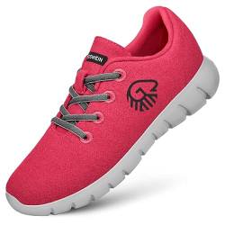GIESSWEIN Merino Runners Women atmungsaktiv - Damen Sneaker für gesunden Gang - Bequeme leichte Arbeitsschuhe für Pflegeberufe & Krankenschwester von GIESSWEIN