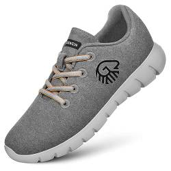 GIESSWEIN Merino Runners Women atmungsaktiv - Damen Sneaker für gesunden Gang - Bequeme leichte Arbeitsschuhe für Pflegeberufe & Krankenschwester von GIESSWEIN