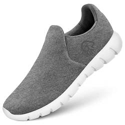 GIESSWEIN Merino Slip-On Women - Atmungsaktive Sneaker aus Merinowolle, Leichte Damen Freizeit Schuhe mit Wechsel-Fußbett, Slip On Halbschuhe von GIESSWEIN